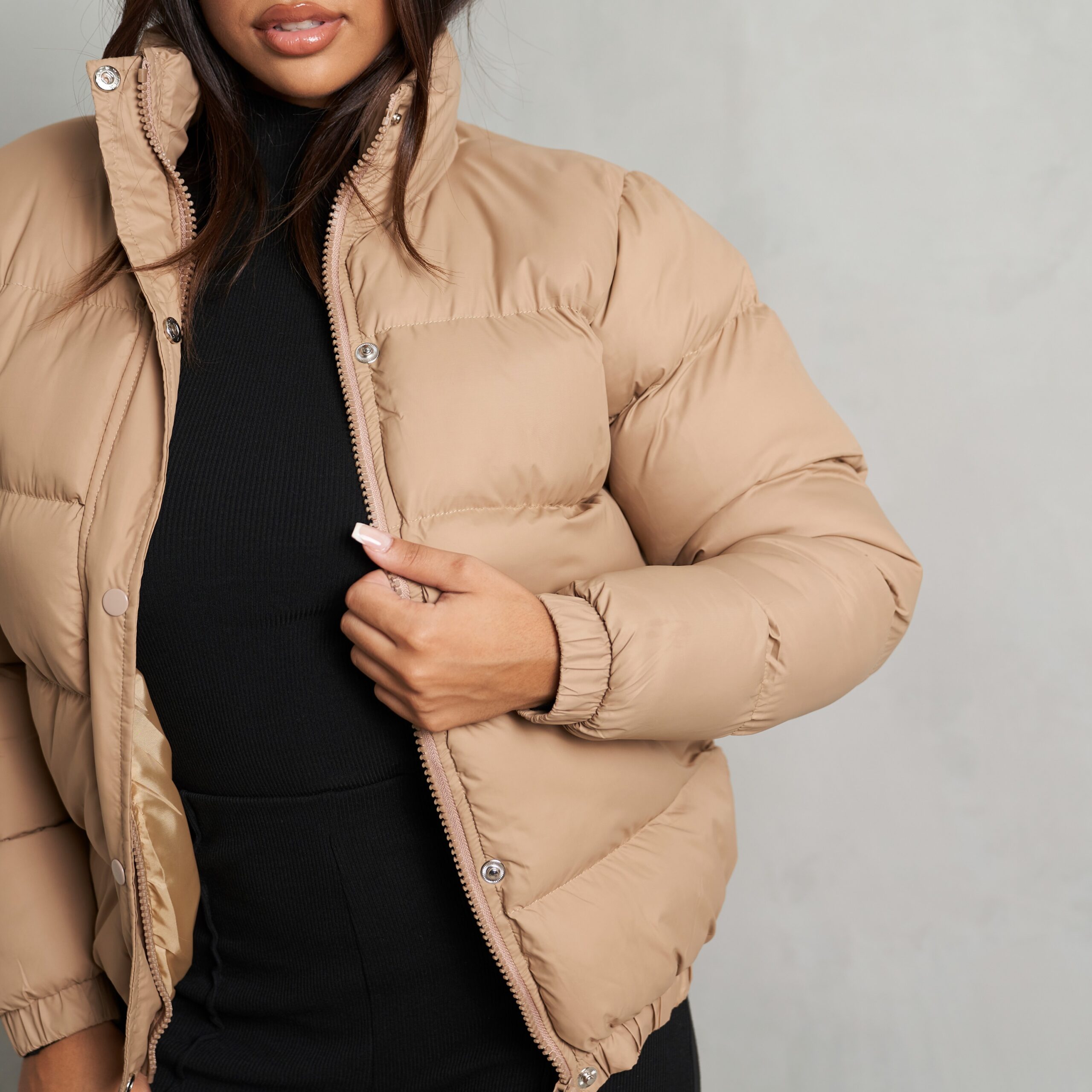 Puffer Jacket In Nude UK Extra Large XL Nude