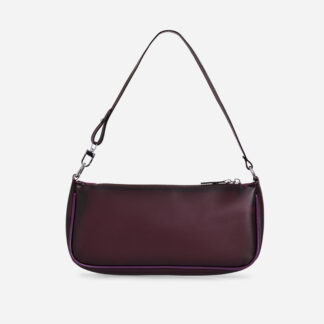 Stars Rectangle Shoulder Bag In Purple Perspex,, Purple