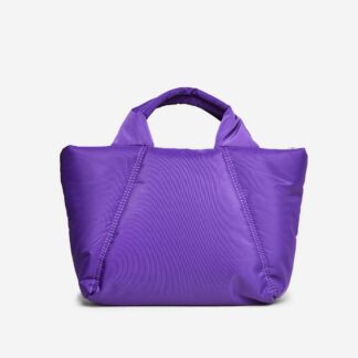 Magic Cross Body Grab Bag In Purple Nylon,, Purple